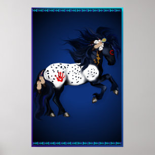 Poster grande do pônei da Guerra de Appaloosa