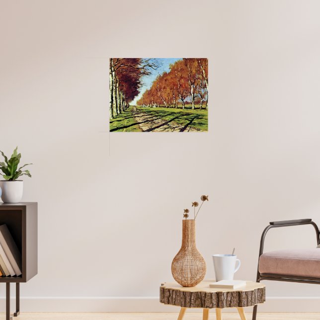 Poster Grande Estrada, Dia do Outono Sunny (Sala de Estar 3)