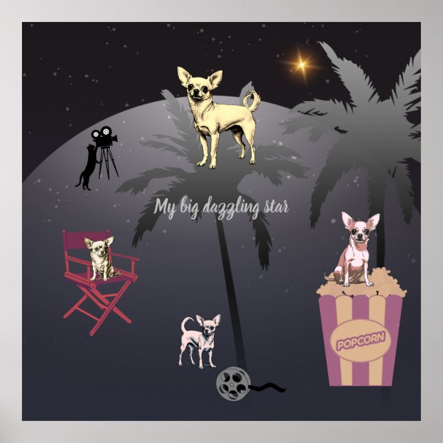 Poster Grande Estrela Dazzling (Frente)