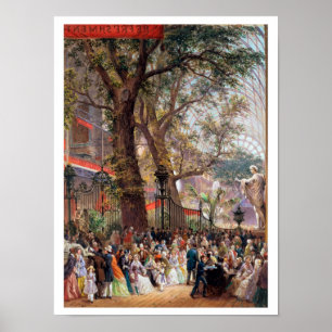 Póster Grande exposição, 1851: interior