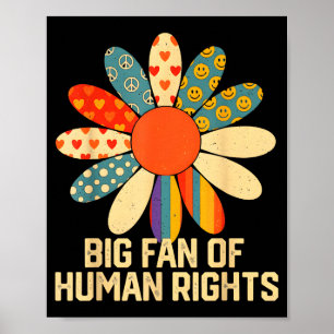 Poster Grande Fã Direitos Humanos Igualdade Arte