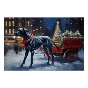 Póster Grande Fesason de Natal Dane