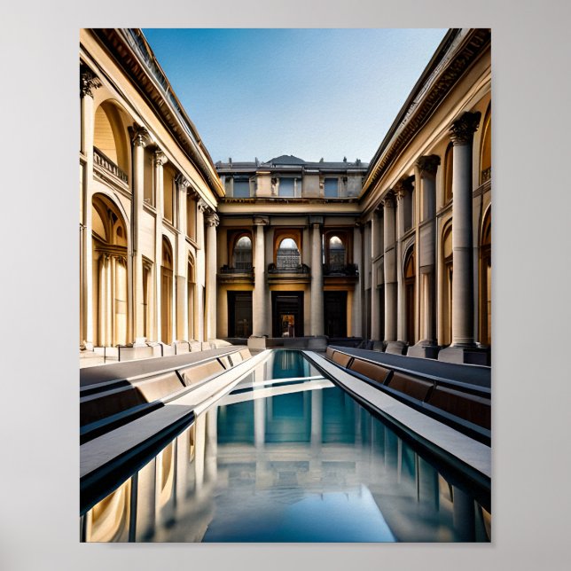 Poster Grande Galerie du Musée du Louvre (Frente)