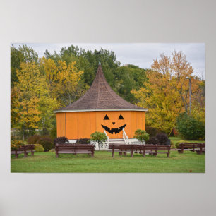 Poster Grande Gazebo da Abóbora, Newport, Vermont