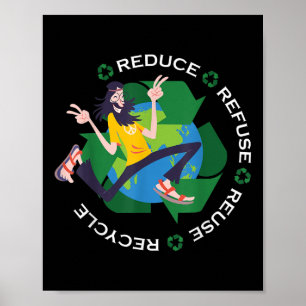 Poster Grande Globo Terrestre Dia da Terra Ambiental Pr