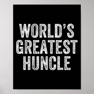 Poster Grande Huncle Engraçado Tio Piada Pais Da