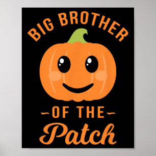 Poster Grande Irmão Do Patch - Hallowee Da Família Pumpki