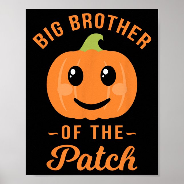 Poster Grande Irmão Do Patch - Hallowee Da Família Pumpki (Frente)