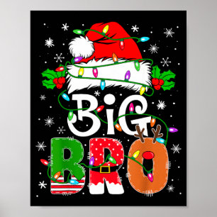 Poster Grande Irmão Papai Noel Novo Irmão Anúncio Natal