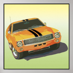 Poster Grande Laranja Mau