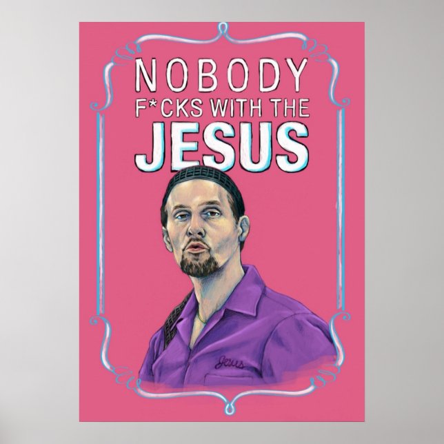 Poster Grande LEBOWSKIJesus Quintana Ninguém bate com o J (Frente)