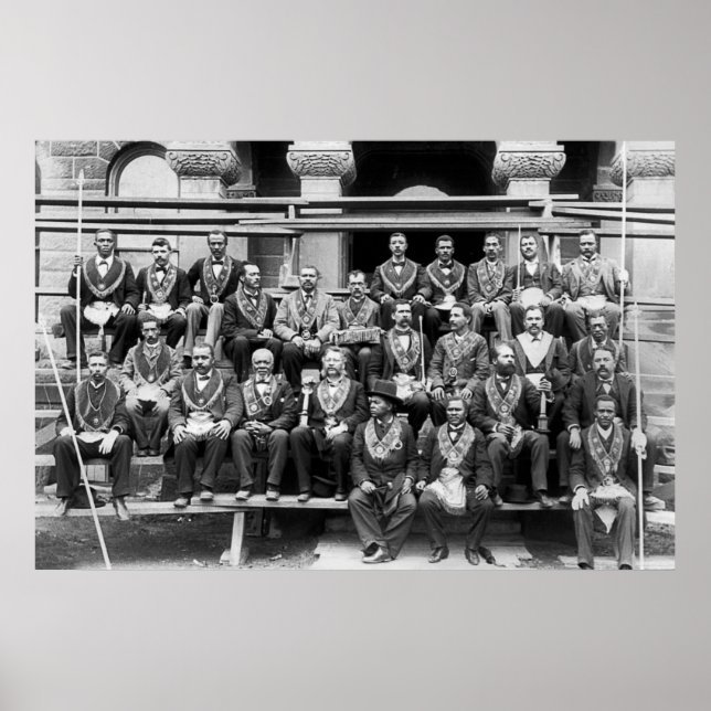 Póster Grande Lodge de Maçons: 1897 (Frente)