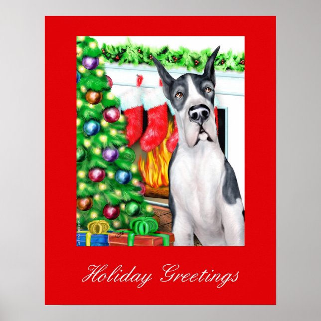 Poster Grande Mancha de Meias de Dane (Frente)