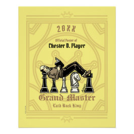 Póster Grande Mestre Glossy Poster