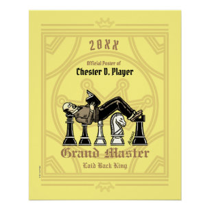 Póster Grande Mestre Glossy Poster