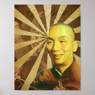 Póster Grande Mestre "Ip Man" Wing Chun - Kung Fu