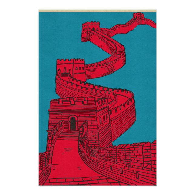 Póster Grande Muralha Da China (Frente)