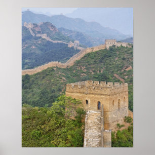 Póster Grande Muralha da China em Jinshanling, China. 2