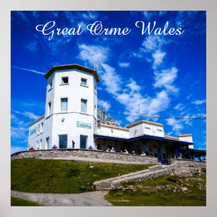 Póster Grande Orme País de Gales.