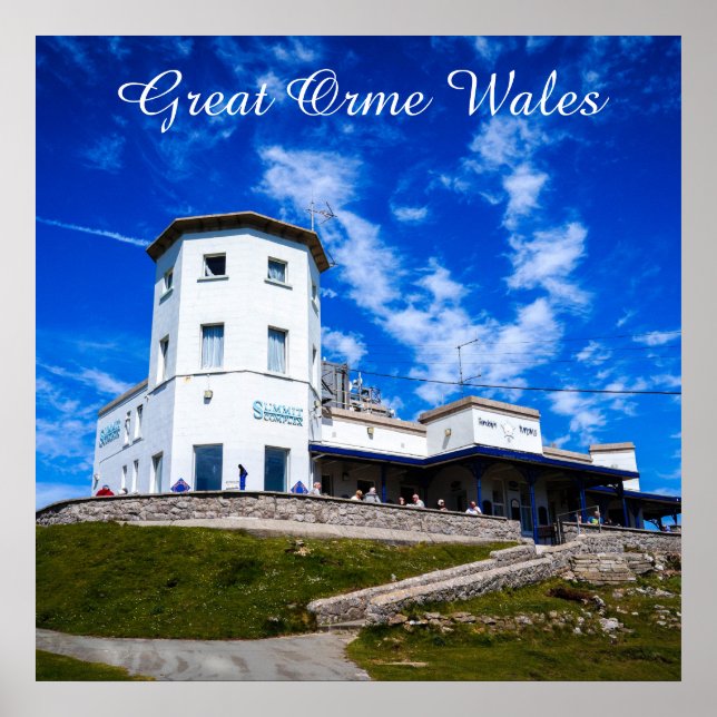 Póster Grande Orme País de Gales. (Frente)