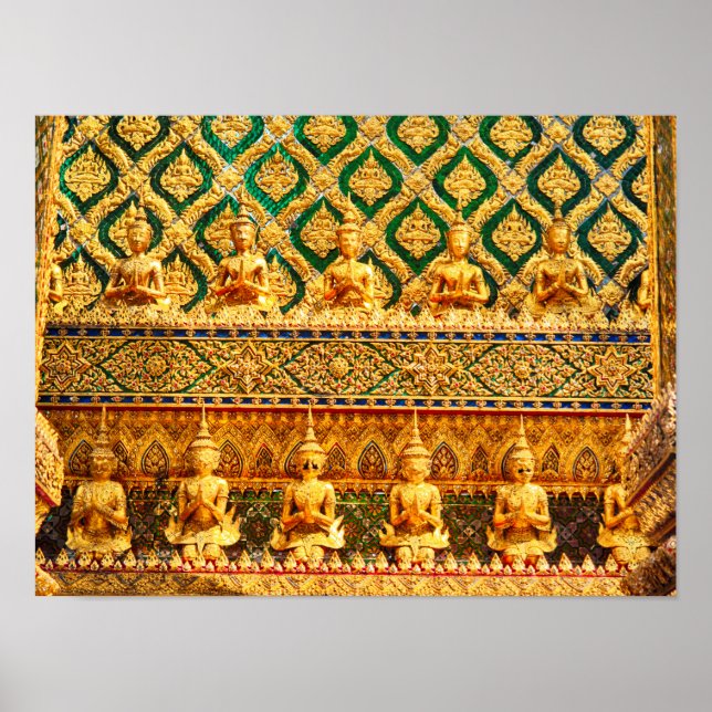 Poster Grande Palácio Em Banguecoque, Tailândia (Frente)