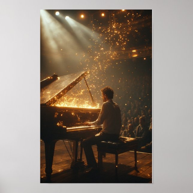 Poster Grande Piano Performance Ardente (Frente)