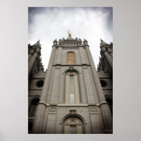 grande pôster do Templo LDS Salt Lake City, UT