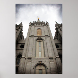 Póster grande pôster do Templo LDS Salt Lake City, UT