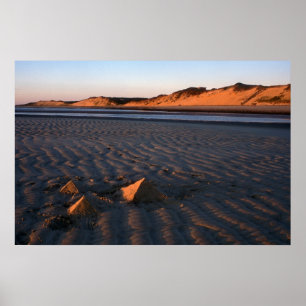 Poster Grande praia Wellfleet Cape Cod da ilha
