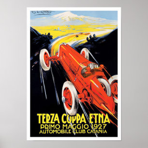 Poster Grande Prêmio da Taça Etna de 1927
