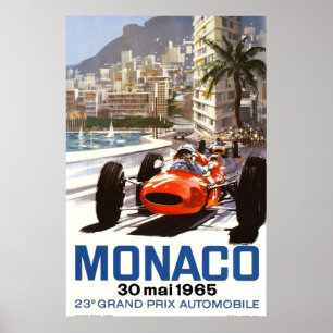 Poster Grande Prêmio de Mônaco de 1965