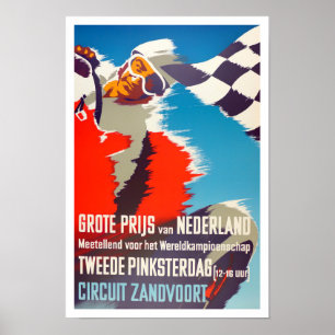 Poster Grande Prêmio Zandvoort de 1955