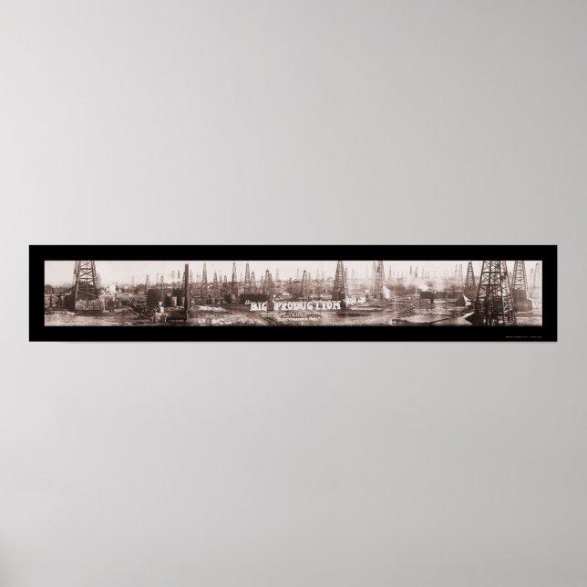 Poster Grande Produção Óleo TX Foto 1920 (Frente)