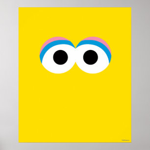 Póster Grande Rosto De Pássaro