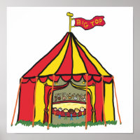 Grande tenda de circo superior