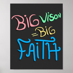 Poster Grande Visão Grande Fé