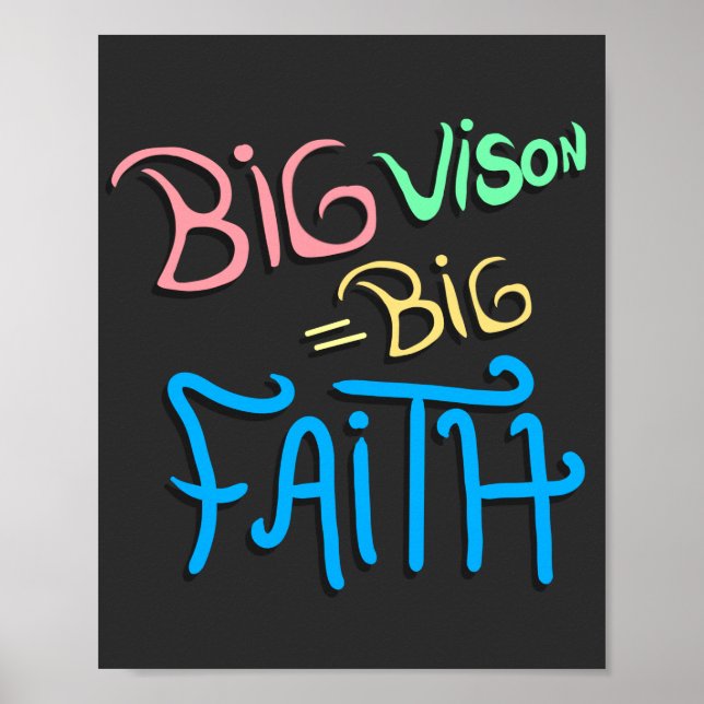 Poster Grande Visão Grande Fé (Frente)