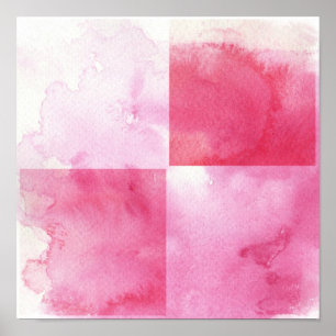 Póster grandes bandeiras da aguarela para seu design