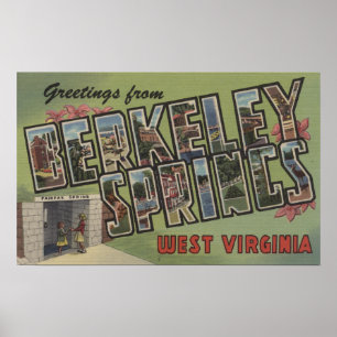 Póster Grandes cenas da letra - Berkeley Springs, WV