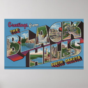 Poster Grandes cenas da letra - Black Hills, SD