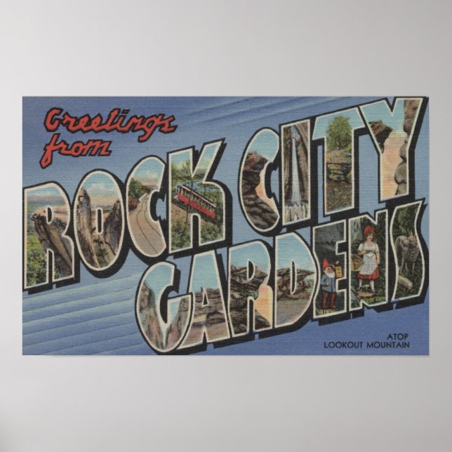 Póster Grandes Cenas - Jardins de Rock City, TN (Frente)