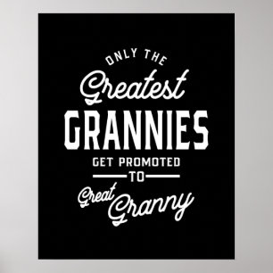 Poster Grandes Grannies São Promovidos Para A Avó