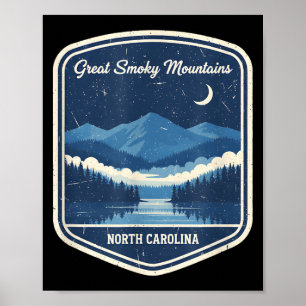 Poster Grandes Montanhas Fumosas Carolina do Norte Nature