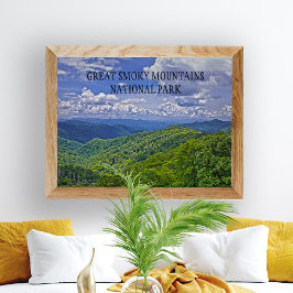 Poster Grandes Montanhas Fumosas Foto Newfound Gap