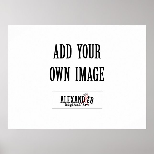 Poster Grandes placas horizontais (Frente)