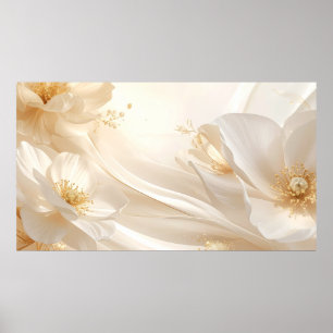 Poster Grandiosidade da Hospitalidade: Uma Parede Floral