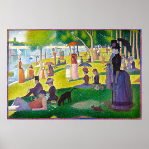 Poster grandioso de Jatte do La de Seurat