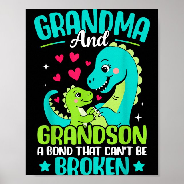 Poster Grandma And Grandson A Bond That Can't Be Broken D (Frente)