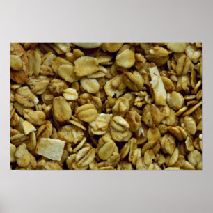 Póster Granola saboroso
