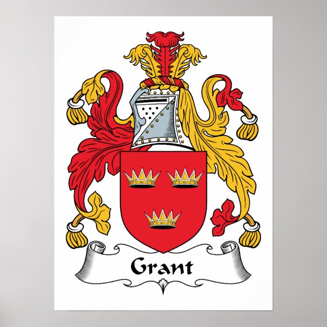 Poster Grant Family Crest (Frente)
